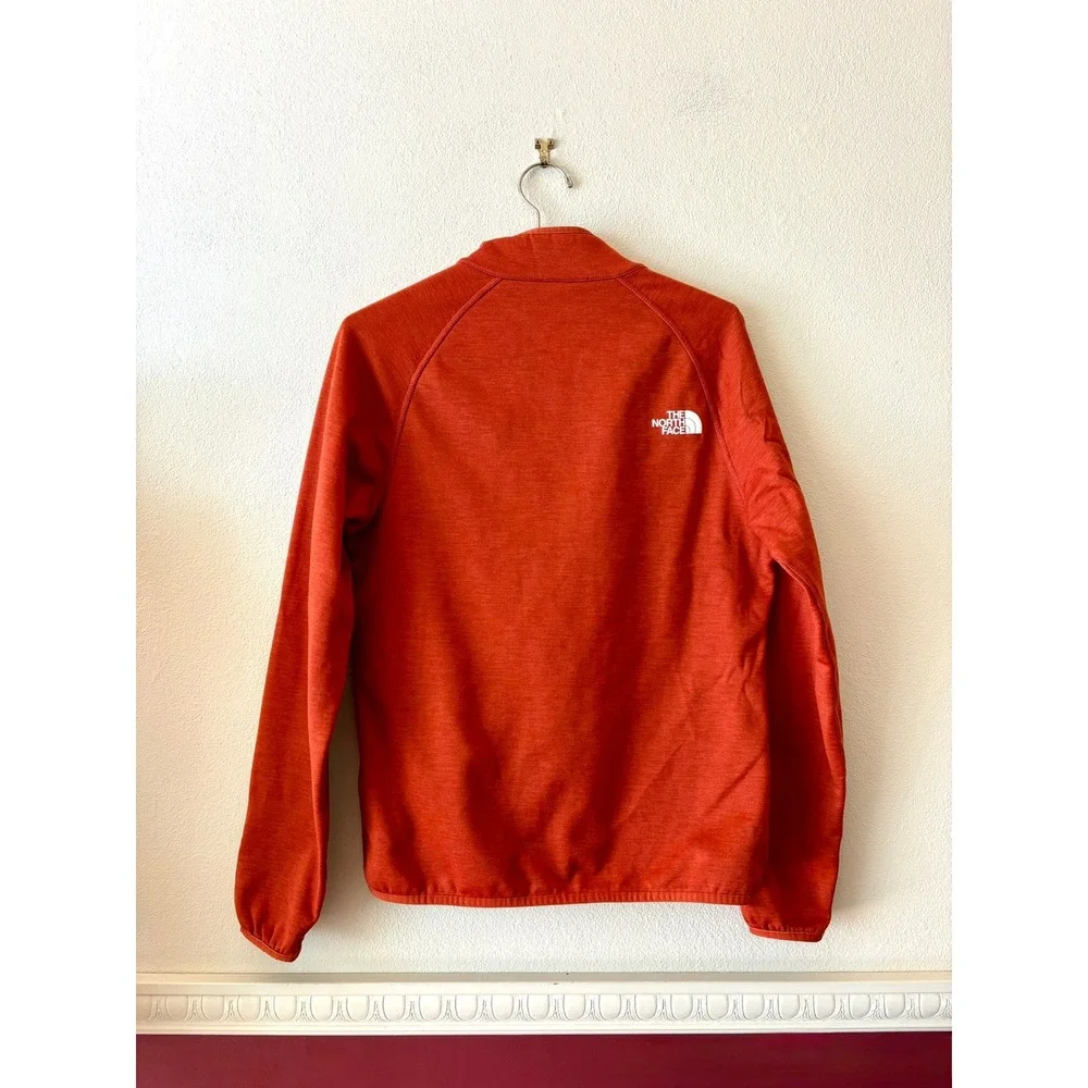 The North Face Mens Canyonlands Half-Zip Fleece Pullover Orange Size S Outfoor